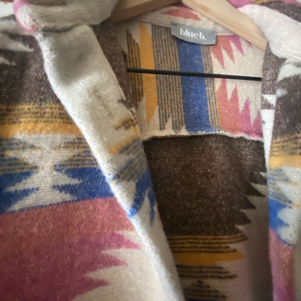 Blue b. collection  Multicolored Aztec Pattern Jacket - Picture 4 of 10
